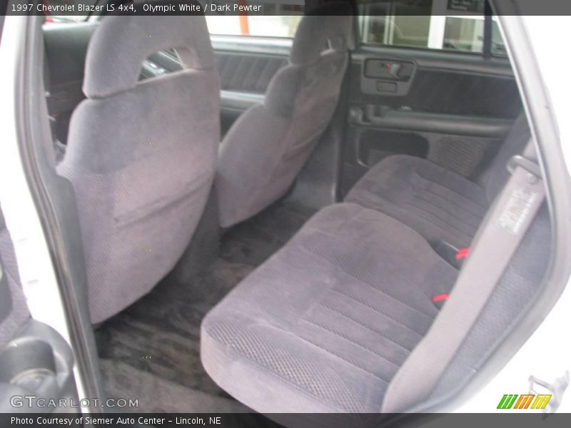 Olympic White / Dark Pewter 1997 Chevrolet Blazer LS 4x4