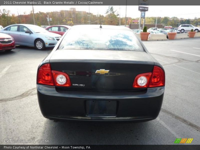 Black Granite Metallic / Cocoa/Cashmere 2011 Chevrolet Malibu LS