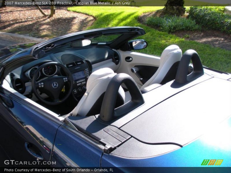 Caspian Blue Metallic / Ash Grey 2007 Mercedes-Benz SLK 280 Roadster