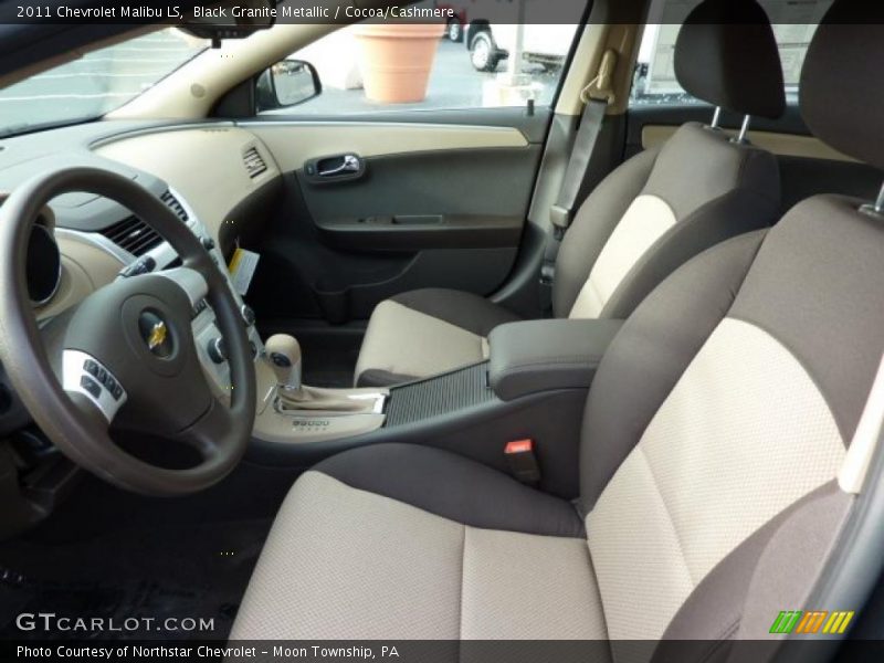 Black Granite Metallic / Cocoa/Cashmere 2011 Chevrolet Malibu LS