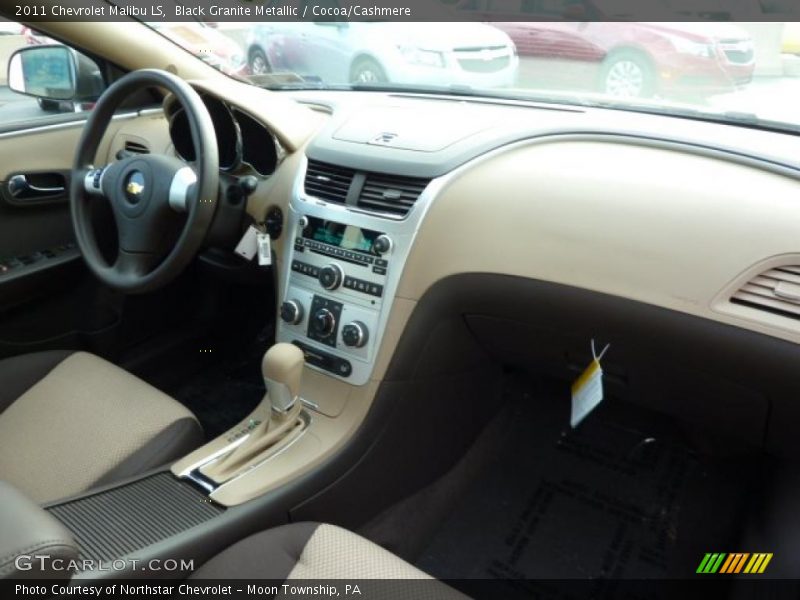 Black Granite Metallic / Cocoa/Cashmere 2011 Chevrolet Malibu LS