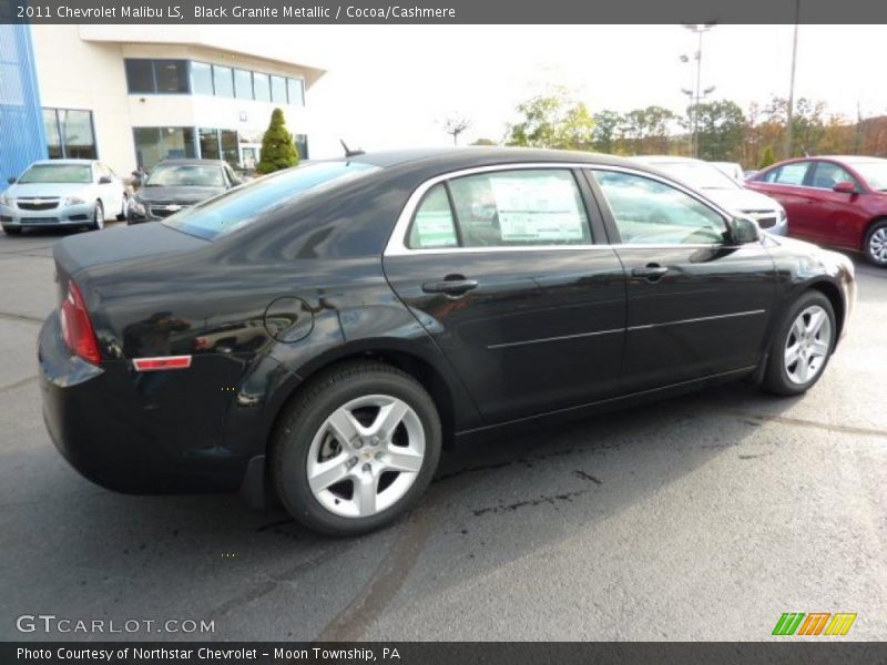 Black Granite Metallic / Cocoa/Cashmere 2011 Chevrolet Malibu LS