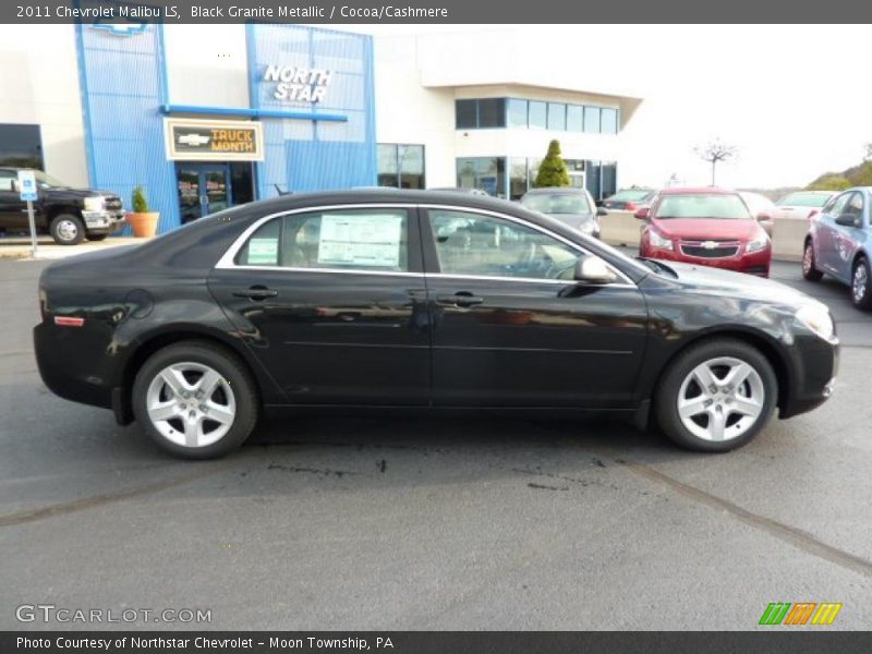 Black Granite Metallic / Cocoa/Cashmere 2011 Chevrolet Malibu LS