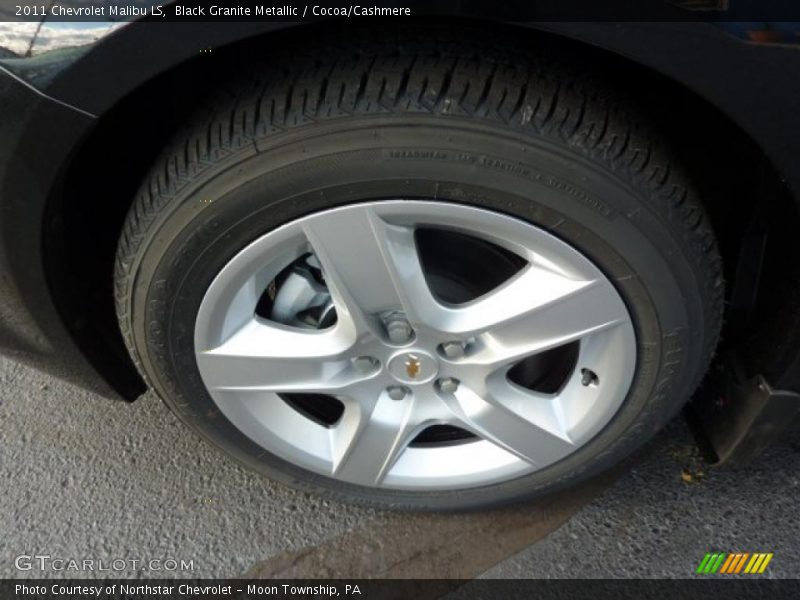 Black Granite Metallic / Cocoa/Cashmere 2011 Chevrolet Malibu LS