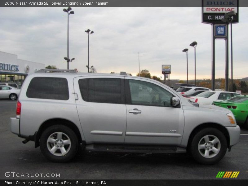 Silver Lightning / Steel/Titanium 2006 Nissan Armada SE