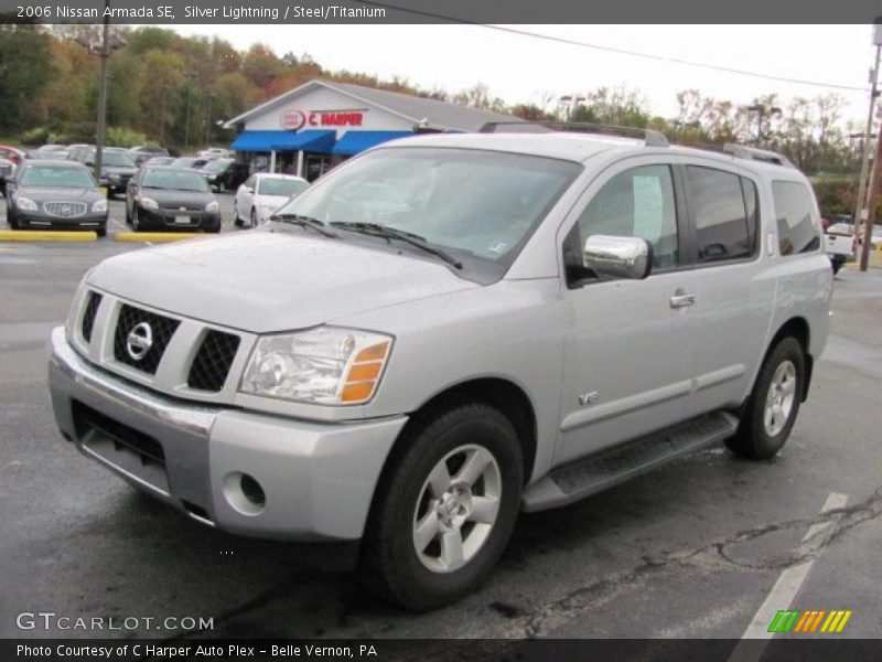 Silver Lightning / Steel/Titanium 2006 Nissan Armada SE