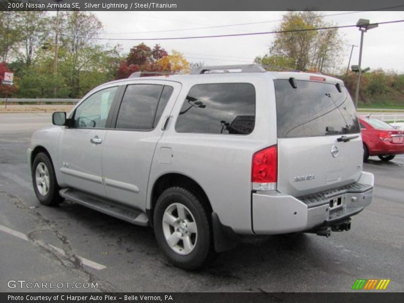 Silver Lightning / Steel/Titanium 2006 Nissan Armada SE