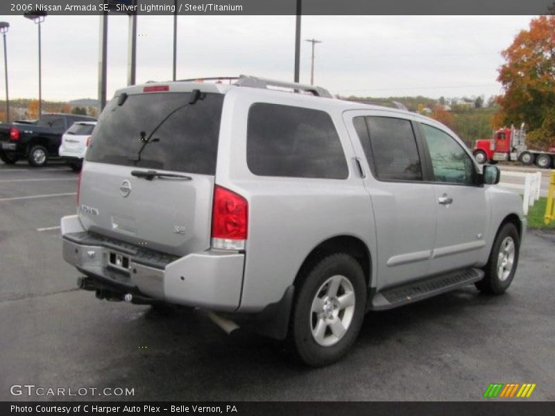 Silver Lightning / Steel/Titanium 2006 Nissan Armada SE