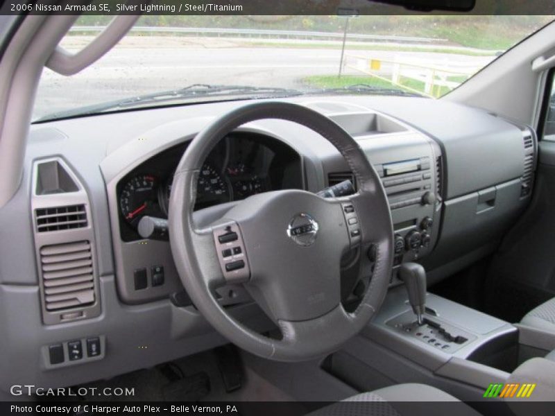 Silver Lightning / Steel/Titanium 2006 Nissan Armada SE