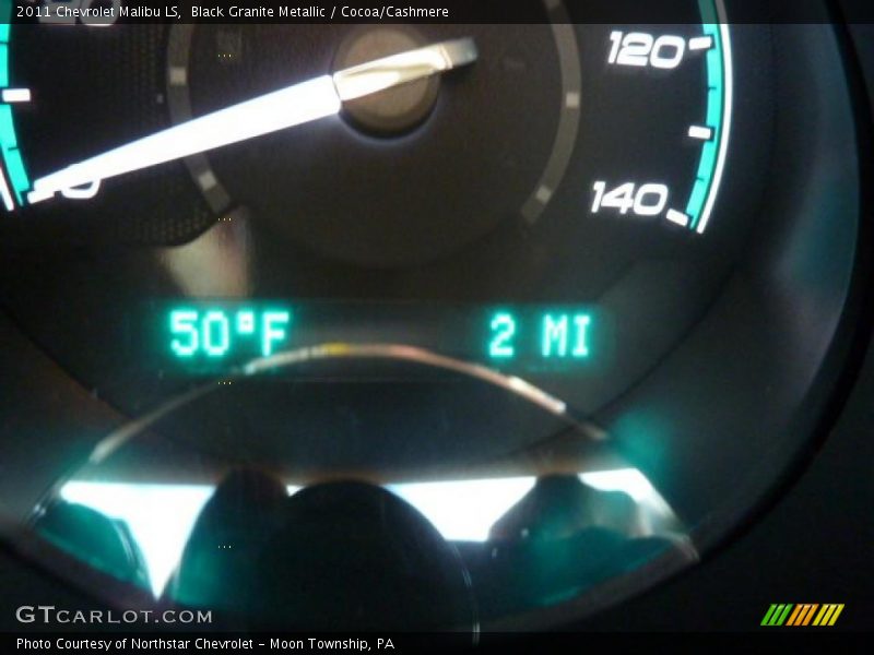 Black Granite Metallic / Cocoa/Cashmere 2011 Chevrolet Malibu LS