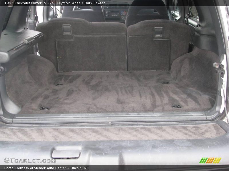 Olympic White / Dark Pewter 1997 Chevrolet Blazer LS 4x4