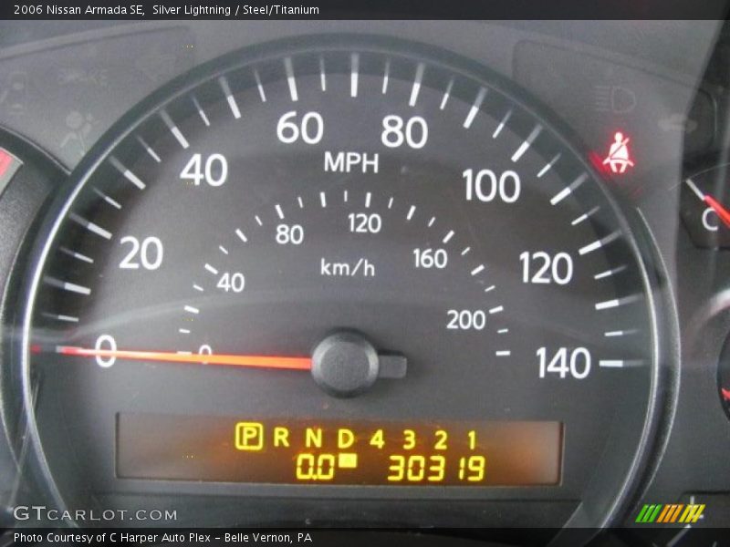 Silver Lightning / Steel/Titanium 2006 Nissan Armada SE