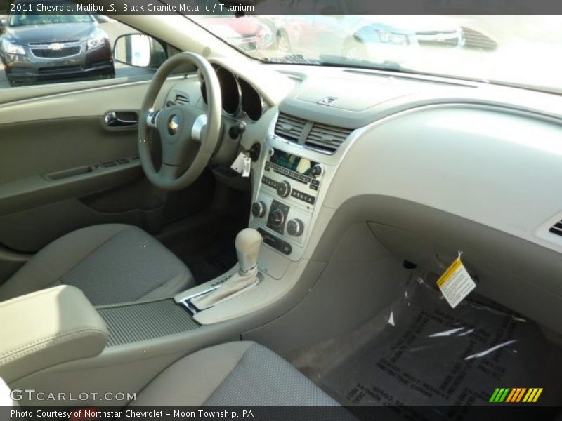 Black Granite Metallic / Titanium 2011 Chevrolet Malibu LS