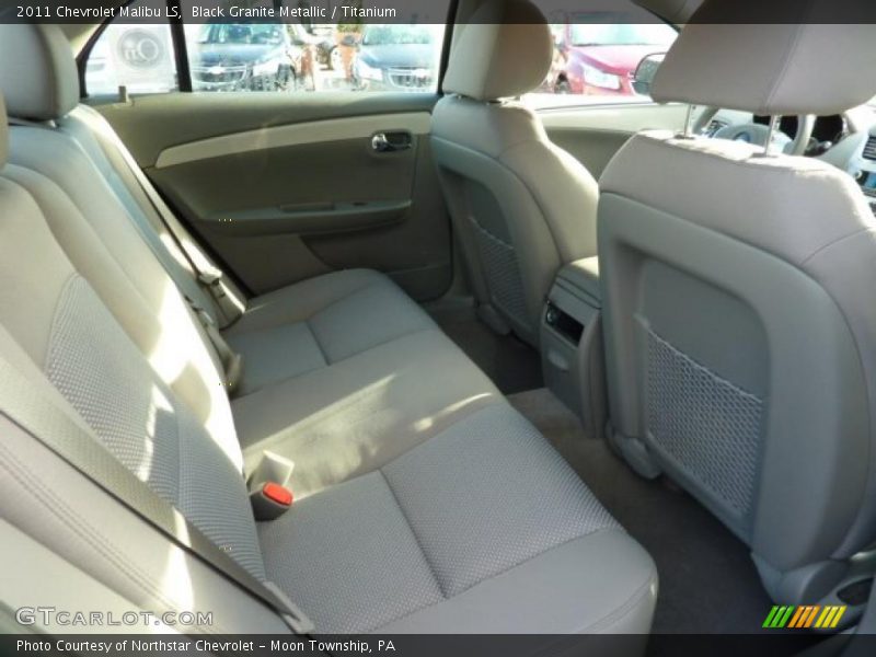 Black Granite Metallic / Titanium 2011 Chevrolet Malibu LS