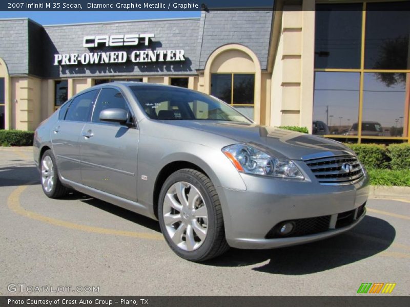 Diamond Graphite Metallic / Graphite 2007 Infiniti M 35 Sedan