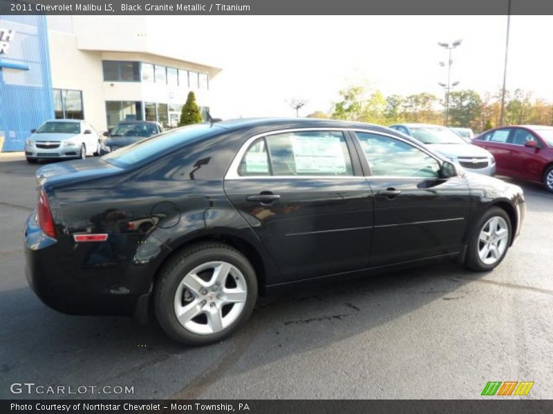 Black Granite Metallic / Titanium 2011 Chevrolet Malibu LS