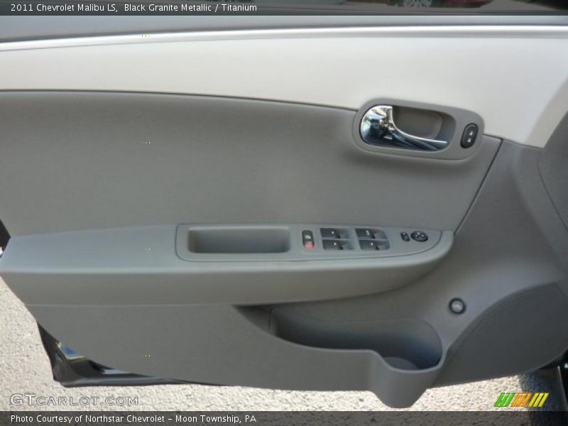 Black Granite Metallic / Titanium 2011 Chevrolet Malibu LS