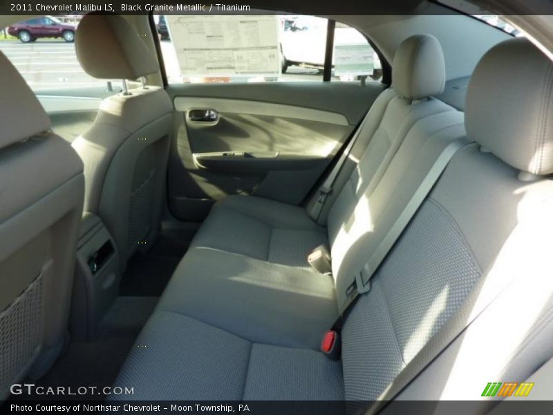 Black Granite Metallic / Titanium 2011 Chevrolet Malibu LS