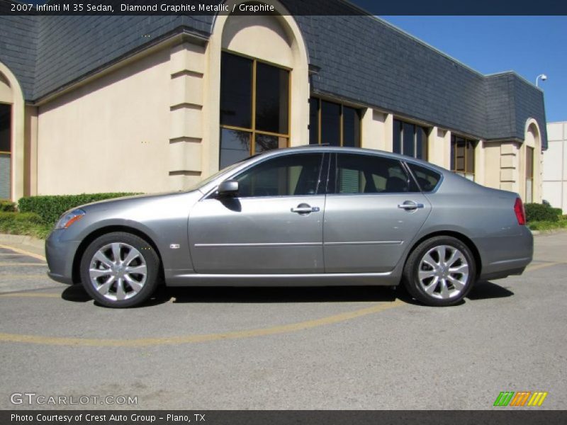 Diamond Graphite Metallic / Graphite 2007 Infiniti M 35 Sedan