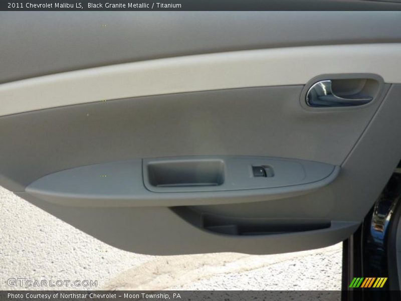 Black Granite Metallic / Titanium 2011 Chevrolet Malibu LS