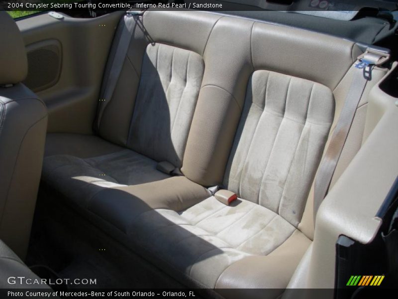 Inferno Red Pearl / Sandstone 2004 Chrysler Sebring Touring Convertible