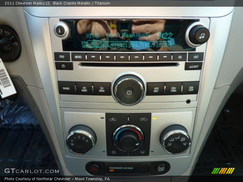 Black Granite Metallic / Titanium 2011 Chevrolet Malibu LS