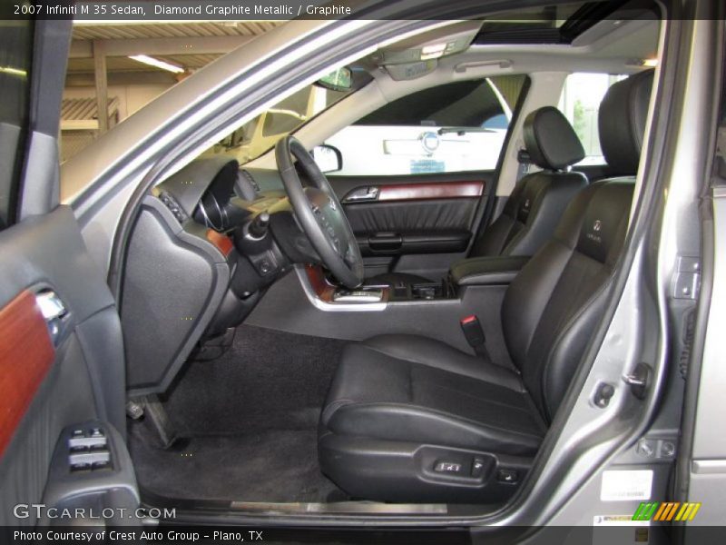 Diamond Graphite Metallic / Graphite 2007 Infiniti M 35 Sedan