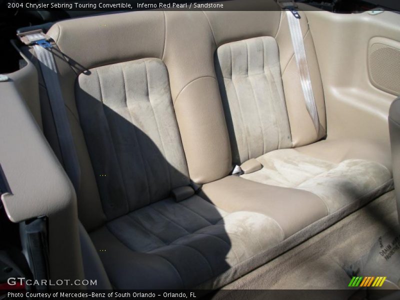 Inferno Red Pearl / Sandstone 2004 Chrysler Sebring Touring Convertible