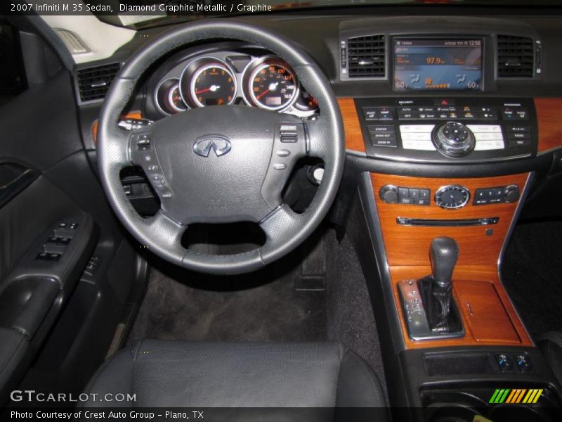 Diamond Graphite Metallic / Graphite 2007 Infiniti M 35 Sedan