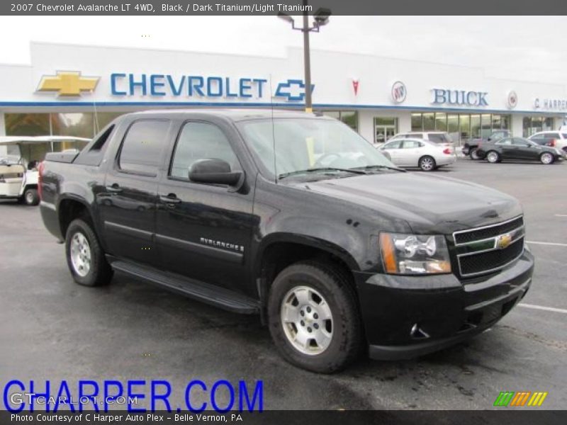 Black / Dark Titanium/Light Titanium 2007 Chevrolet Avalanche LT 4WD