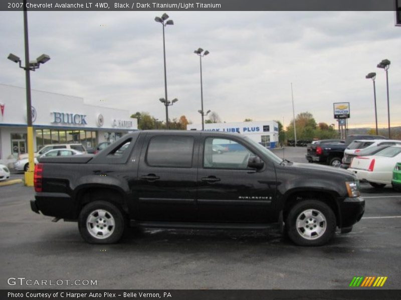 Black / Dark Titanium/Light Titanium 2007 Chevrolet Avalanche LT 4WD