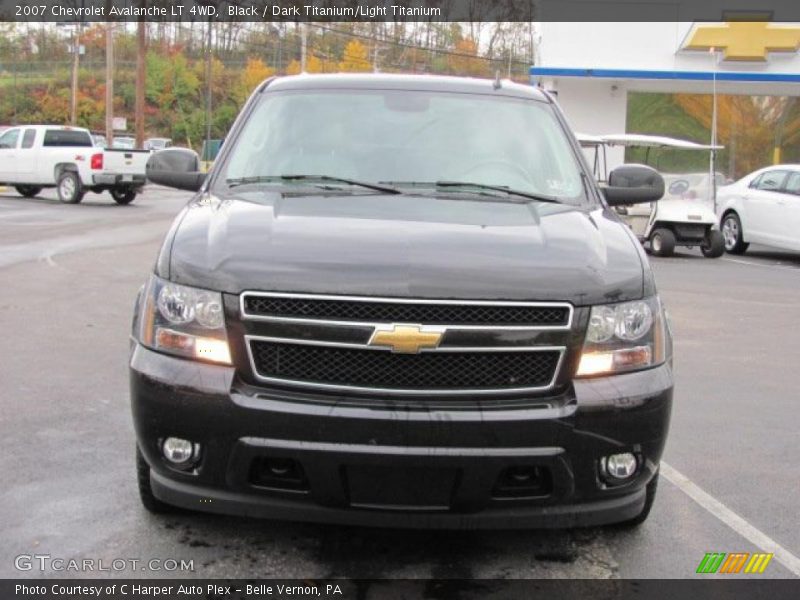 Black / Dark Titanium/Light Titanium 2007 Chevrolet Avalanche LT 4WD