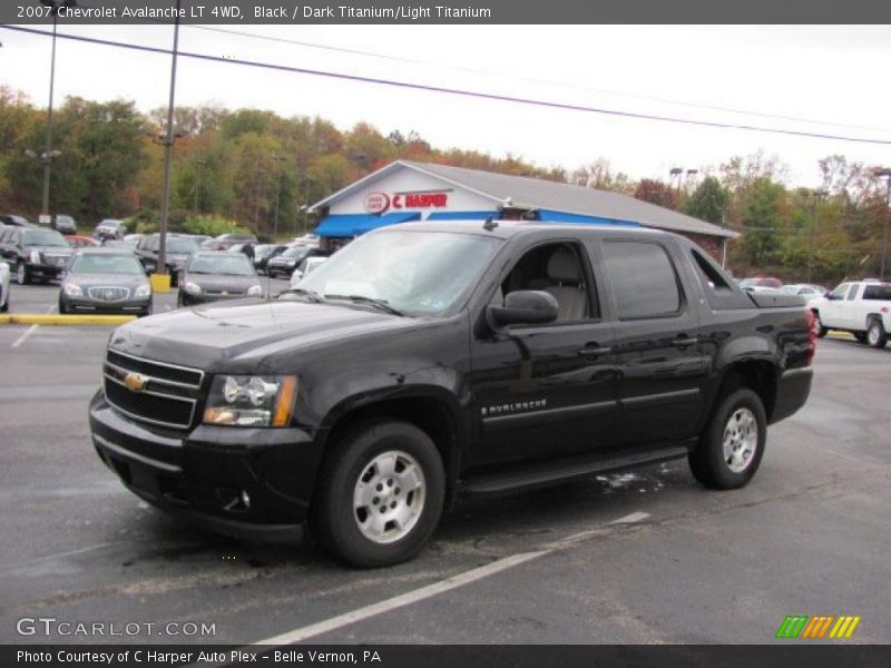 Black / Dark Titanium/Light Titanium 2007 Chevrolet Avalanche LT 4WD