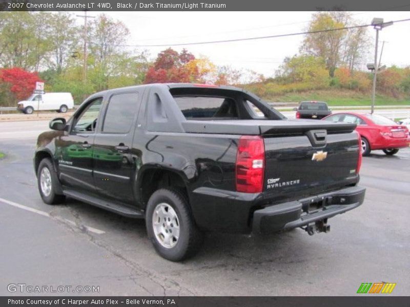 Black / Dark Titanium/Light Titanium 2007 Chevrolet Avalanche LT 4WD