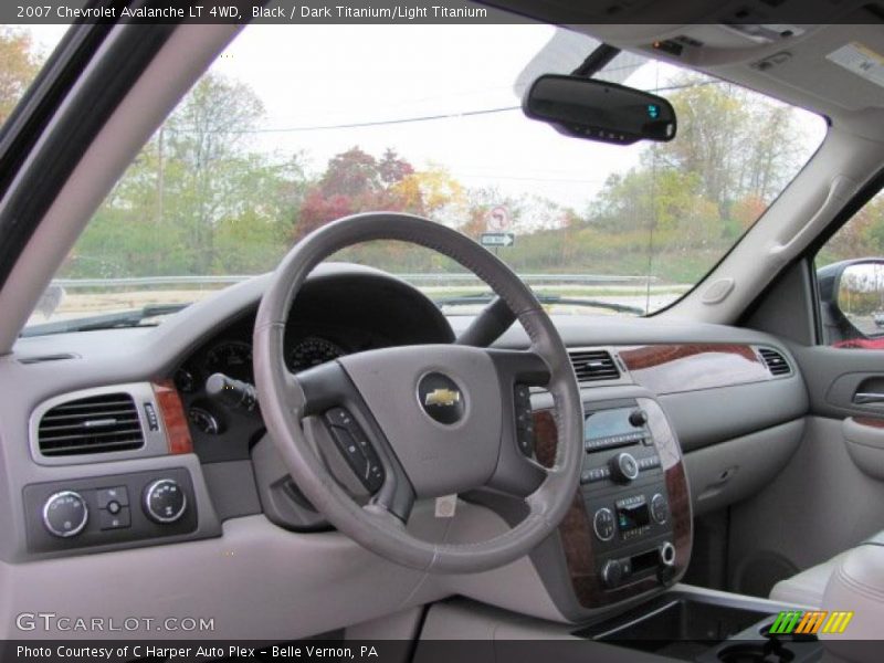 Black / Dark Titanium/Light Titanium 2007 Chevrolet Avalanche LT 4WD