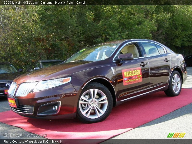 Cinnamon Metallic / Light Camel 2009 Lincoln MKS Sedan