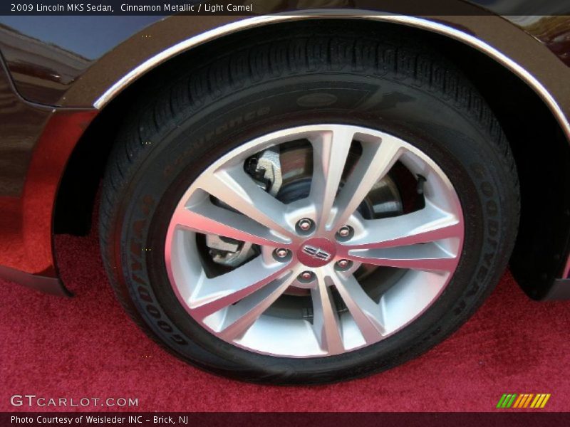 Cinnamon Metallic / Light Camel 2009 Lincoln MKS Sedan