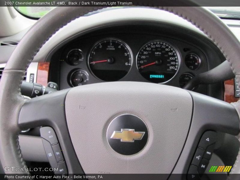 Black / Dark Titanium/Light Titanium 2007 Chevrolet Avalanche LT 4WD