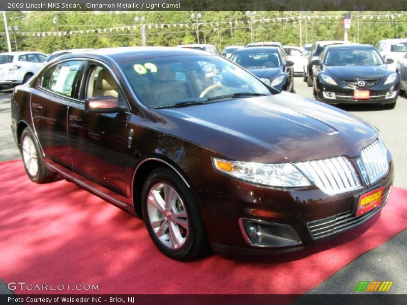 Cinnamon Metallic / Light Camel 2009 Lincoln MKS Sedan