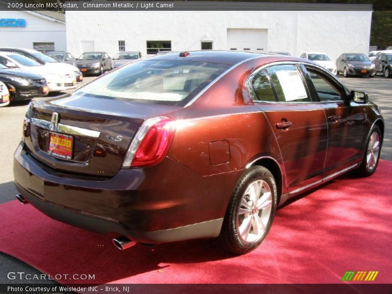 Cinnamon Metallic / Light Camel 2009 Lincoln MKS Sedan