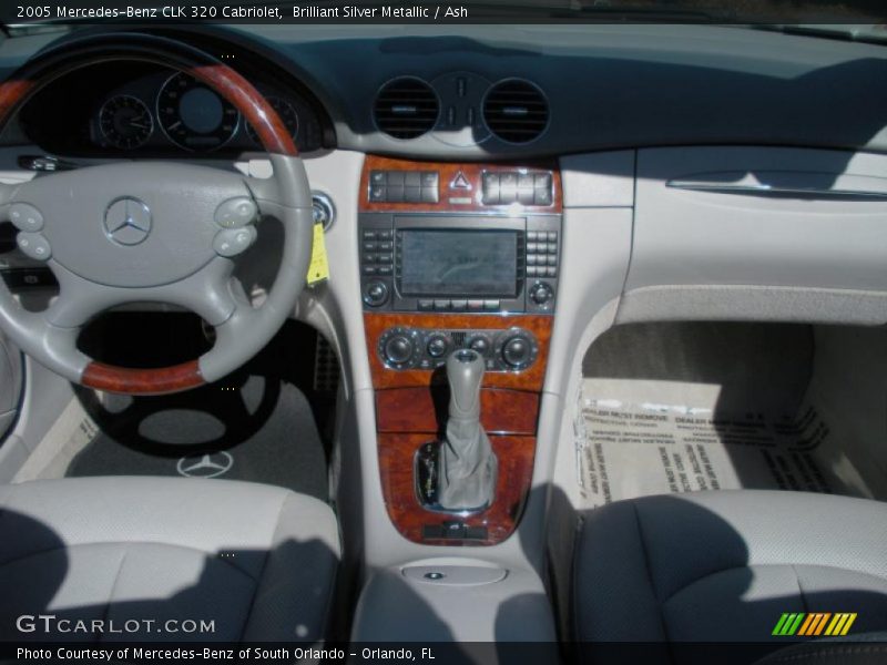 Brilliant Silver Metallic / Ash 2005 Mercedes-Benz CLK 320 Cabriolet