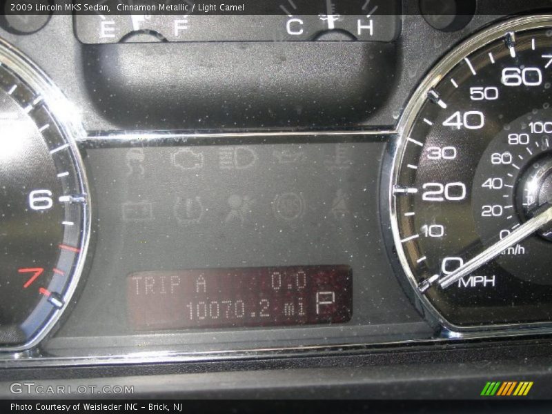 Cinnamon Metallic / Light Camel 2009 Lincoln MKS Sedan