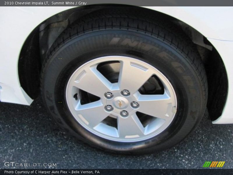 Summit White / Gray 2010 Chevrolet Impala LT
