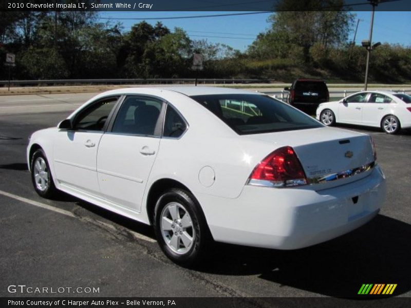 Summit White / Gray 2010 Chevrolet Impala LT