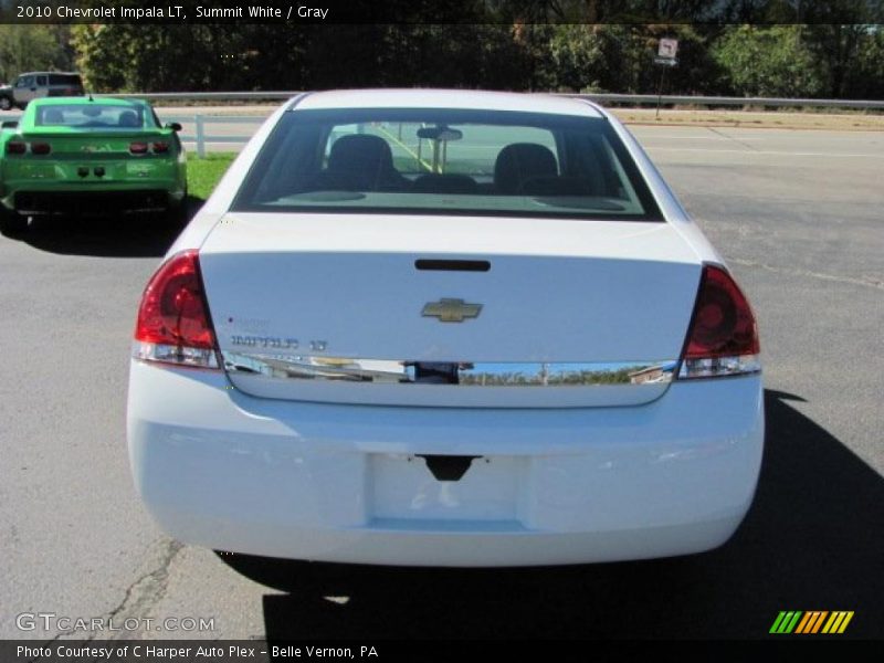 Summit White / Gray 2010 Chevrolet Impala LT