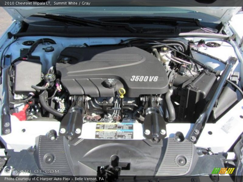 Summit White / Gray 2010 Chevrolet Impala LT