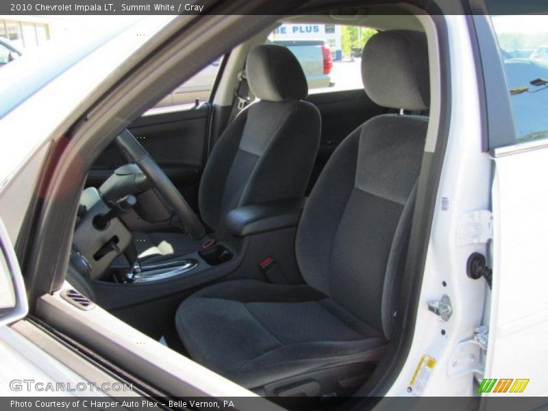 Summit White / Gray 2010 Chevrolet Impala LT