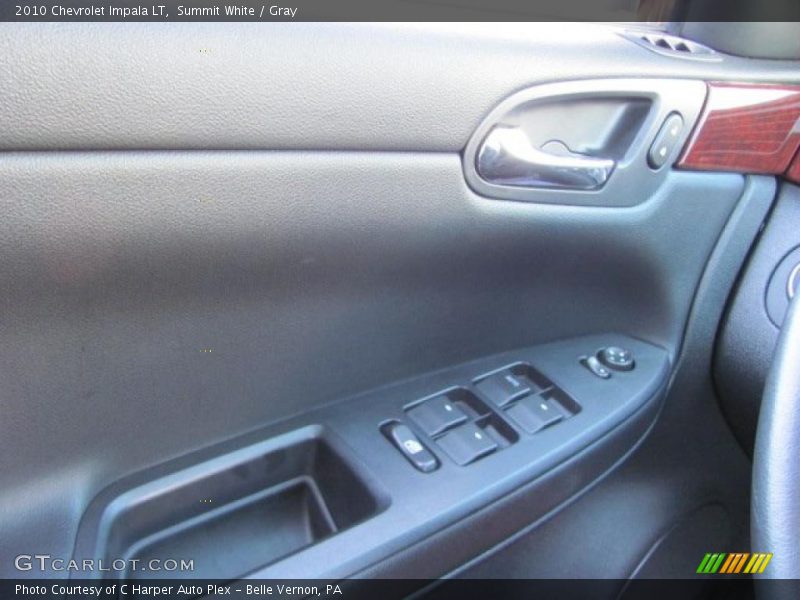 Summit White / Gray 2010 Chevrolet Impala LT