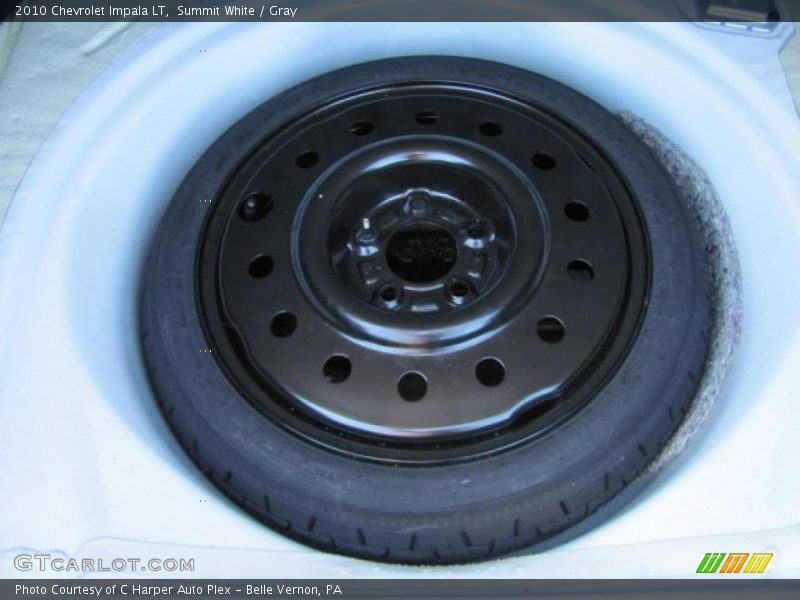 Summit White / Gray 2010 Chevrolet Impala LT