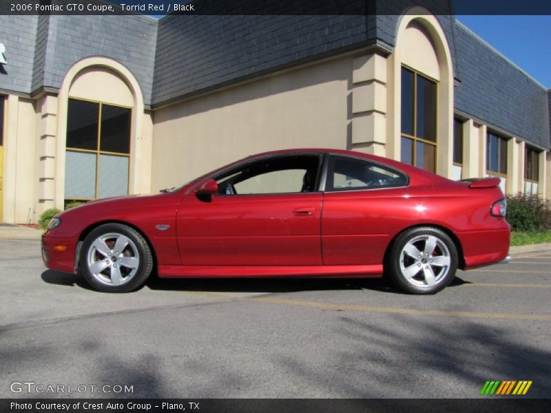 Torrid Red / Black 2006 Pontiac GTO Coupe